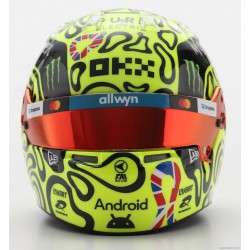 Mini casque Lando NORRIS, vainqueur du GP Silverstone 2025