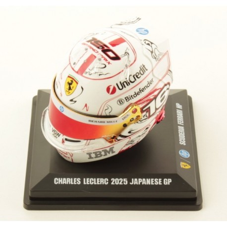 Charles LECLERC 2025 Japanese GP mini helmet