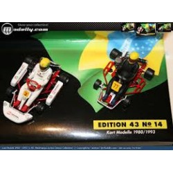 Ayrton Senna Kart models 1980 + 1993