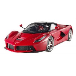 LaFerrari 2013 red with black roof, scale 1/18th