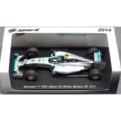 Mercedes F1 W05 N.Rosberg Winner Monaco GP 2014