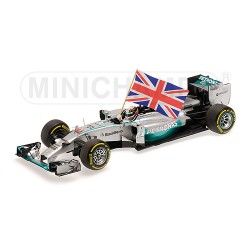 Mercedes F1 W05 Lewis Hamilton, vainqueur du GP d'Abou Dhabi 2014