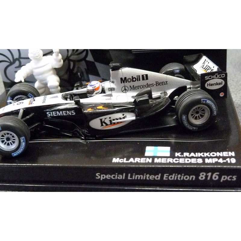 frivillig Margaret Mitchell Afstem McLaren MP4-19 MICHELIN COLLECTION K.Räikkönen - FormulaSports