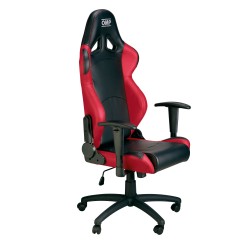OMP office chair black/red