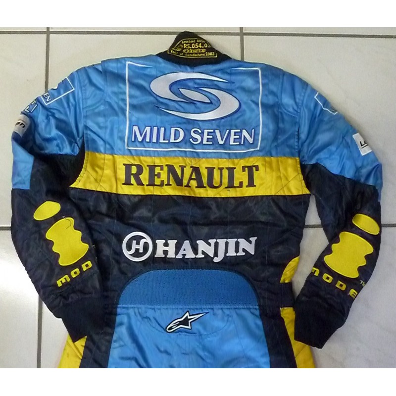 2004 Fernando Alonso /Renault Spanish GP suit - FormulaSports