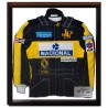 Ayrton Senna / Stand 21 framed replica suit