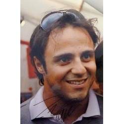 Photo A4 dédicacée Felipe Massa