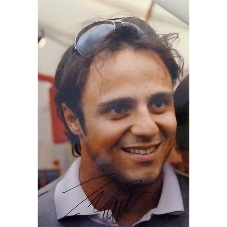 Photo A4 dédicacée Felipe Massa