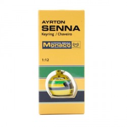 Ayrton Senna 3D 1987 helmet keyring