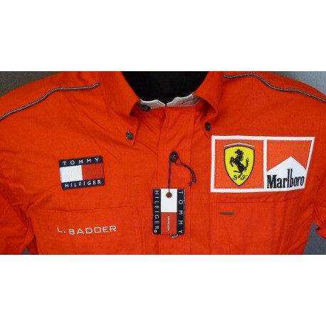 Luca Badoer personnal Ferrari Team shirt with Marlboro