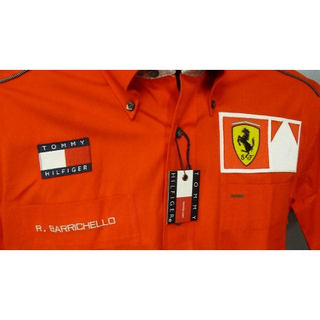 Rubens Barrichello personnal Ferrari Team shirt