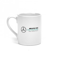 Tasse blanche Logo Mercedes AMG F1