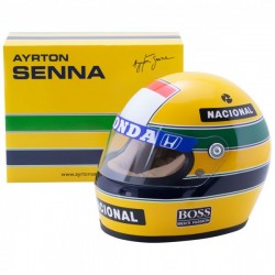 Mini Casque 1/2 Ayrton Senna 1988