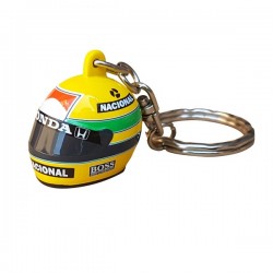 Ayrton Senna 3D key ring helmet 1988