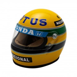 Mini casque Ayrton Senna 1987 échelle 1/2
