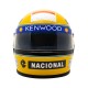 1993 Ayrton Senna mini helmet scale 1/2