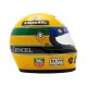 1993 Ayrton Senna mini helmet scale 1/2