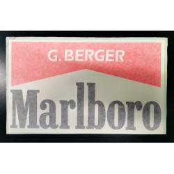 Authentic FERRARI / G. BERGER sticker with drivers name
