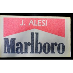 Authentic FERRARI / Jean ALESI sticker with drivers name
