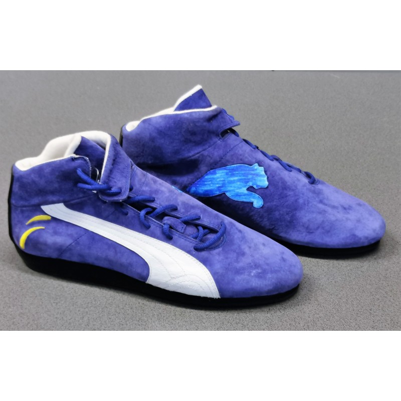 blue puma race boots