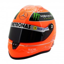 2012 Michael SCHUMACHER Last race mini helmet scale 1/2