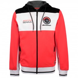 Ayrton Senna McLaren Zip Hoodie