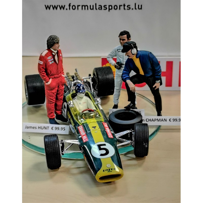 figurine NO CARS ! for Lotus collectors 1:18 Colin Chapman VERY RARE!! 