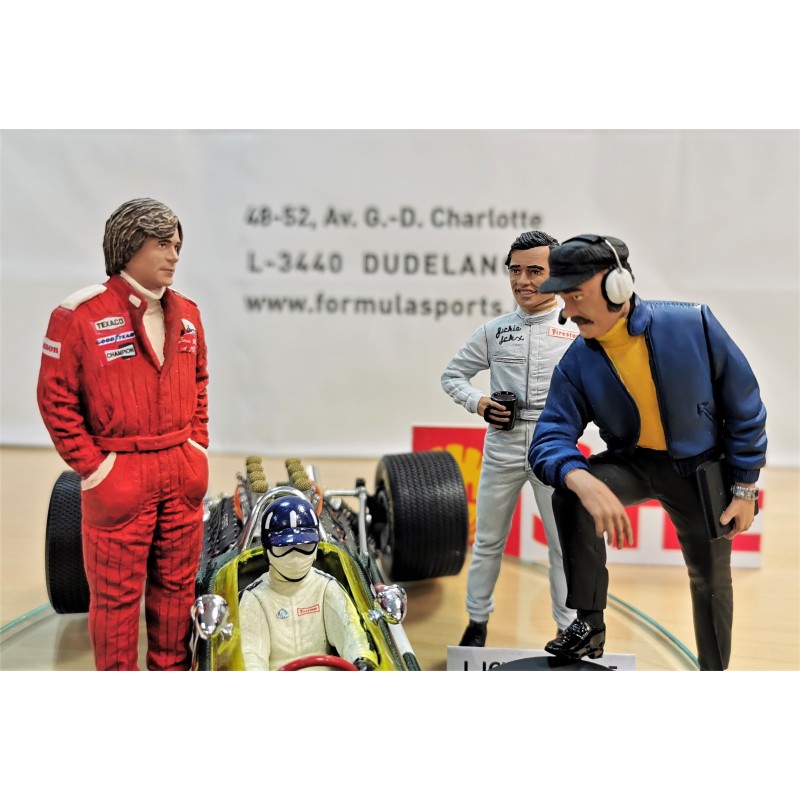 figurine NO CARS ! for Lotus collectors 1:18 Colin Chapman VERY RARE!! 