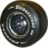 FORCE INDIA complete rear wheel (BBS/BRIDGESTONE)