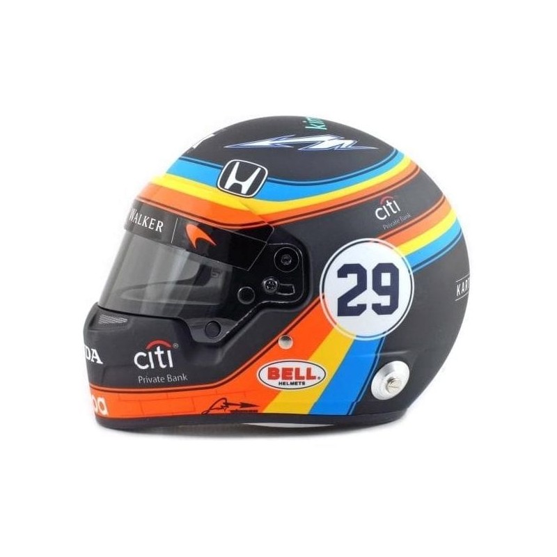 Half scale helmet Fernando Alonso Indy 500 2017 - FormulaSports