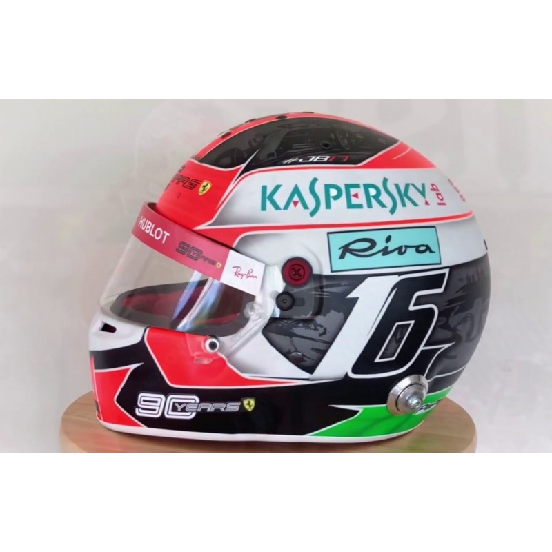 picture Charles Leclerc Helmet 2019 charles leclerc 2019 monza gp mini