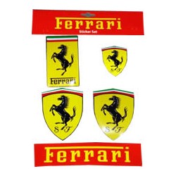 Ferrari Set with 5 stickers