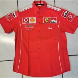 2004 original Ferrari Team Shirt with MARLBORO branding